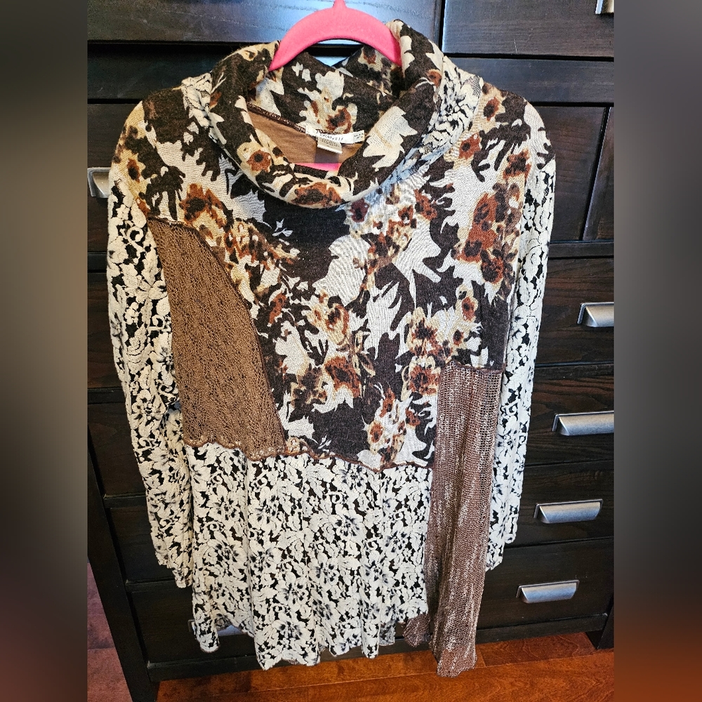 Cowl Neck long top